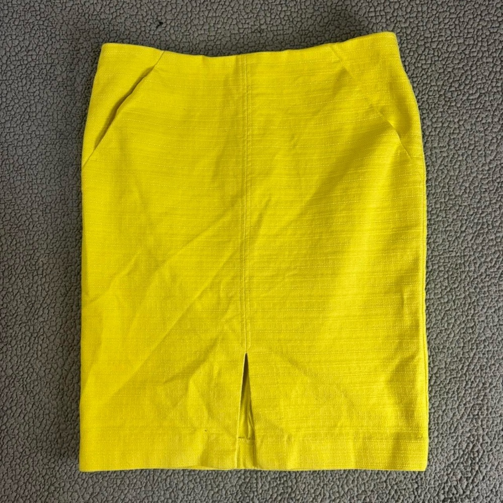 Ann Taylor LOFT Women's Skirt Yellow Size 6